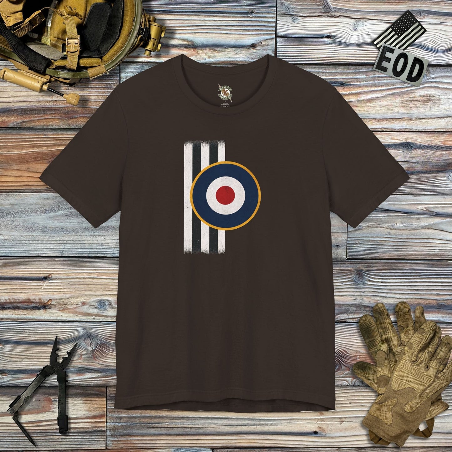 K-Factor Supply Co British Invasion T-Shirt Brown / S
