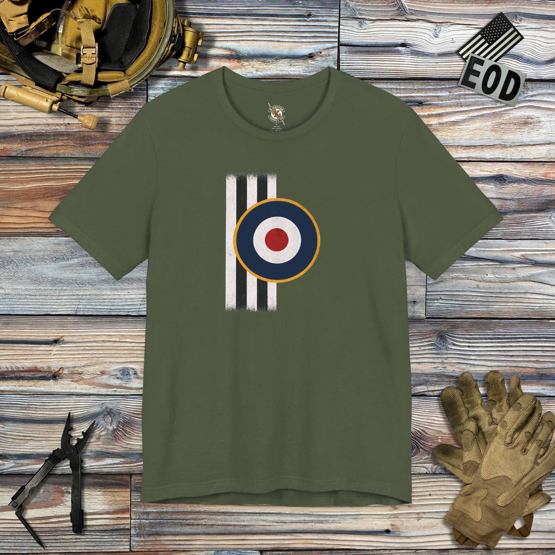 K-Factor Supply Co British Invasion T-Shirt Military Green / S