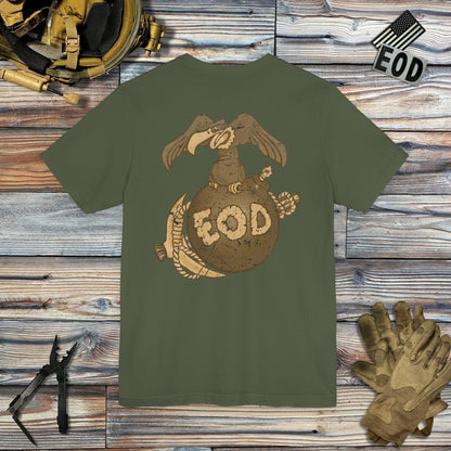 K-Factor Supply Co Buzzard Bomb and Pick (Back Print) T-Shirt