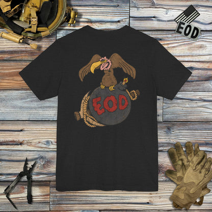 K-Factor Supply Co Buzzard Bomb and Pick (Full Color) [Back Print] T-Shirt