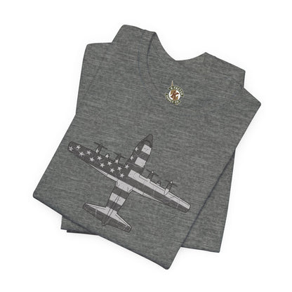 K-Factor Supply Co C-130 Top-Down Flag (Subdued) T-Shirt