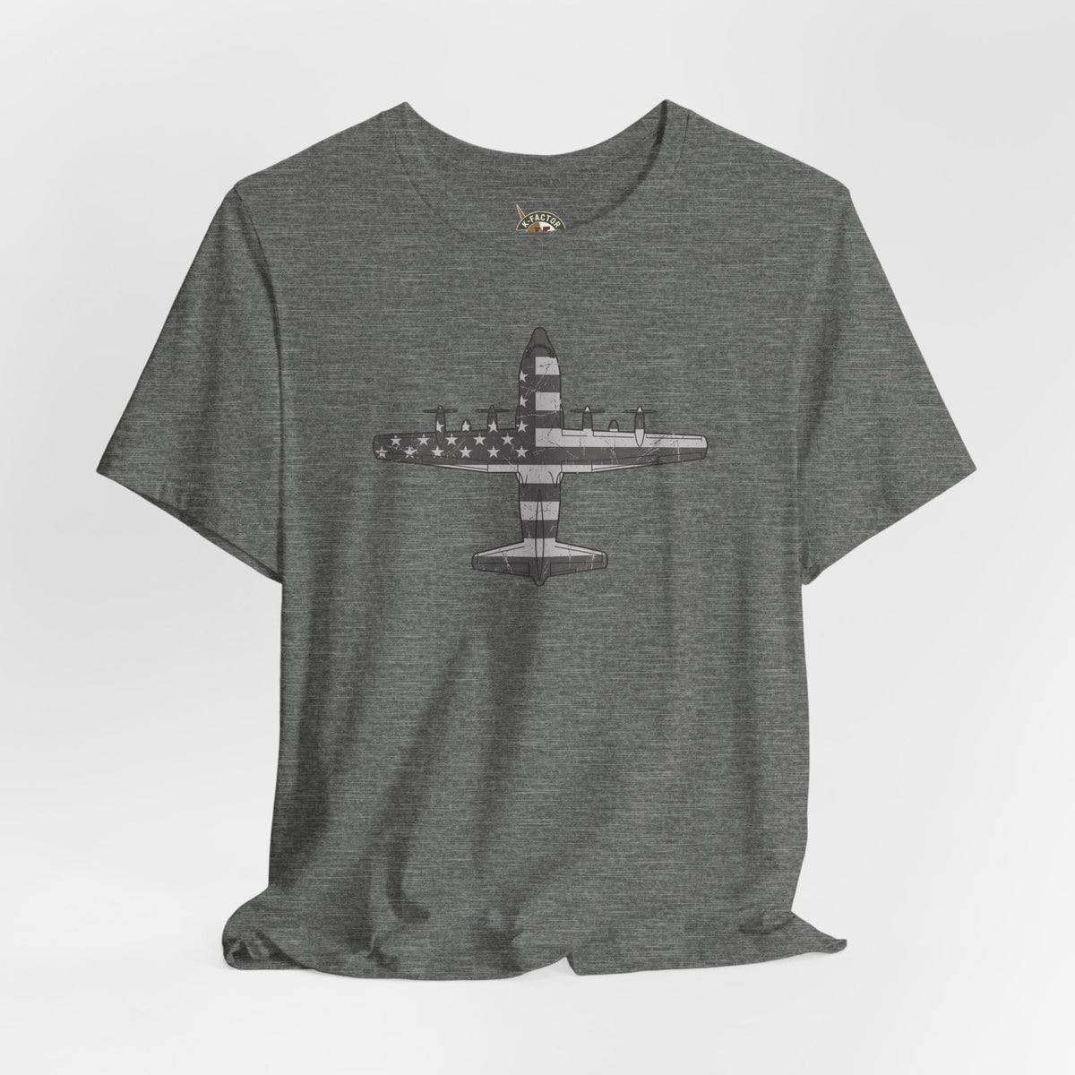 K-Factor Supply Co C-130 Top-Down Flag (Subdued) T-Shirt