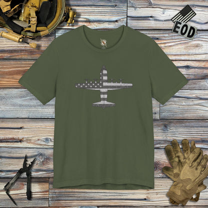 K-Factor Supply Co C-130 Top-Down Flag (Subdued) T-Shirt Military Green / S