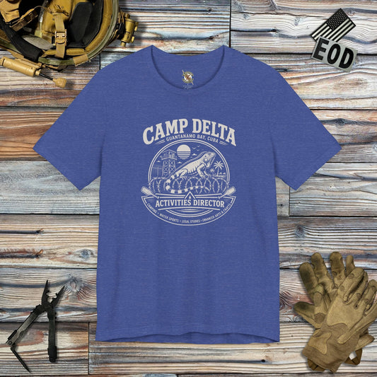 K-Factor Supply Co Camp Delta Summer Staff Mk 2 T-Shirt Heather True Royal / S