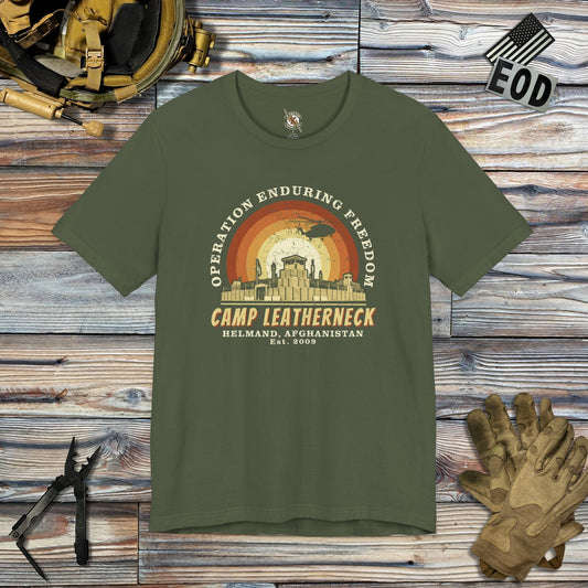 K-Factor Supply Co Camp Leatherneck BCS T-Shirt Military Green / S