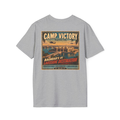 K-Factor Supply Co Camp Victory Travel [Back Print] (B+T) T-Shirt
