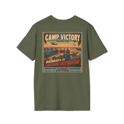 K-Factor Supply Co Camp Victory Travel [Back Print] (B+T) T-Shirt