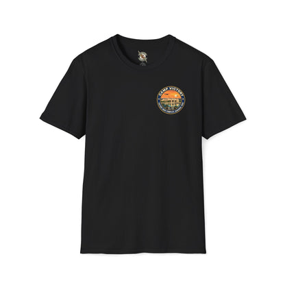 K-Factor Supply Co Camp Victory Travel [Back Print] (B+T) T-Shirt