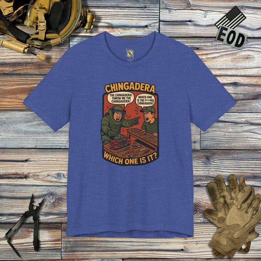 K-Factor Supply Co Chingadera T-Shirt Heather True Royal / S