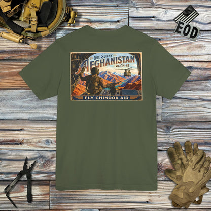K-Factor Supply Co Chinook Air (Back Print) T-Shirt