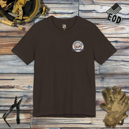 K-Factor Supply Co Chinook Air (Back Print) T-Shirt Brown / S
