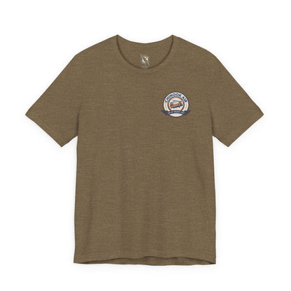 K-Factor Supply Co Chinook Air - Iraq (Back Print) T-Shirt Heather Olive / S