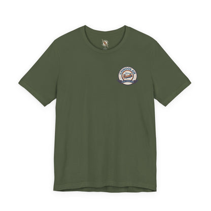 K-Factor Supply Co Chinook Air - Iraq (Back Print) T-Shirt Military Green / S