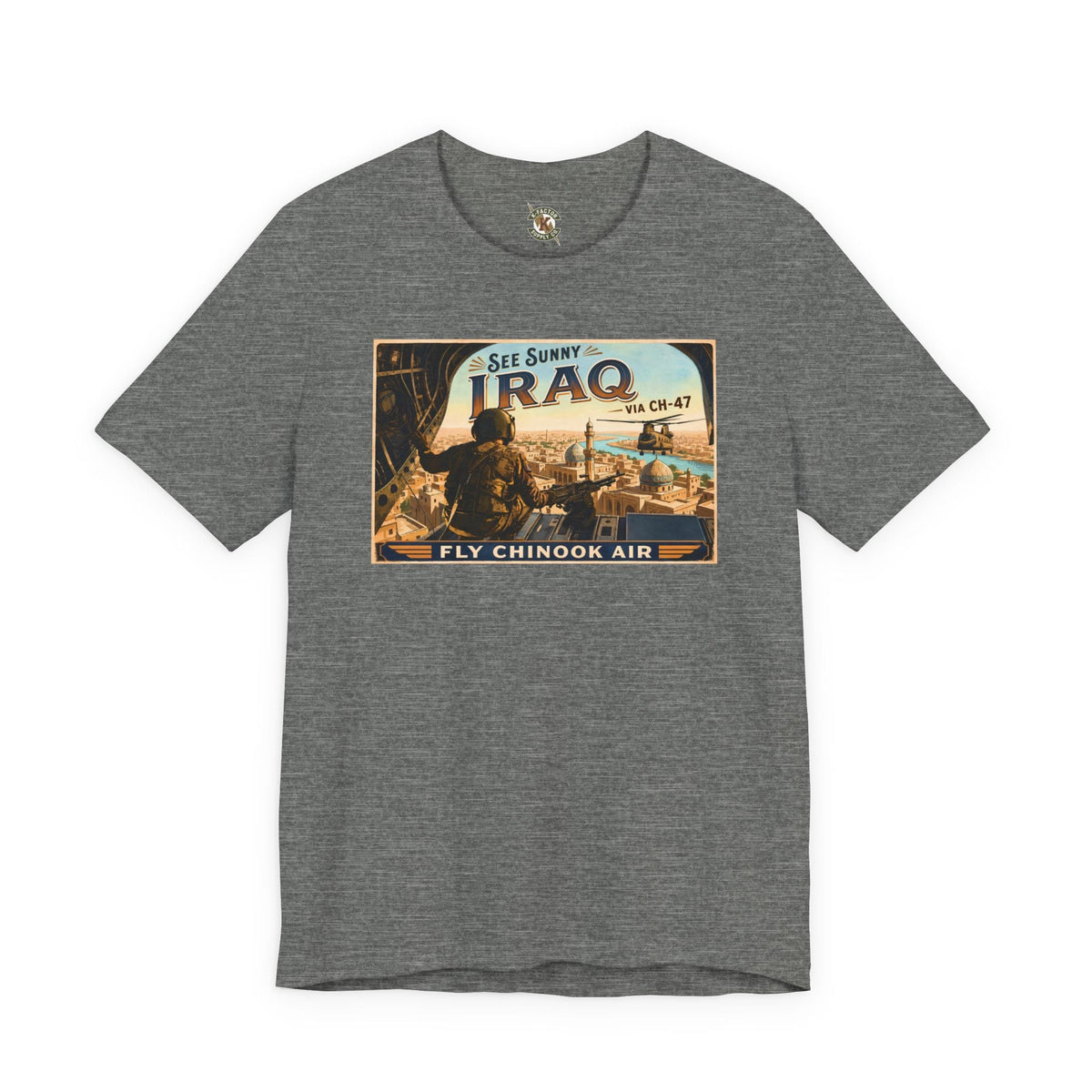 K-Factor Supply Co Chinook Air - Iraq T-Shirt Deep Heather / M