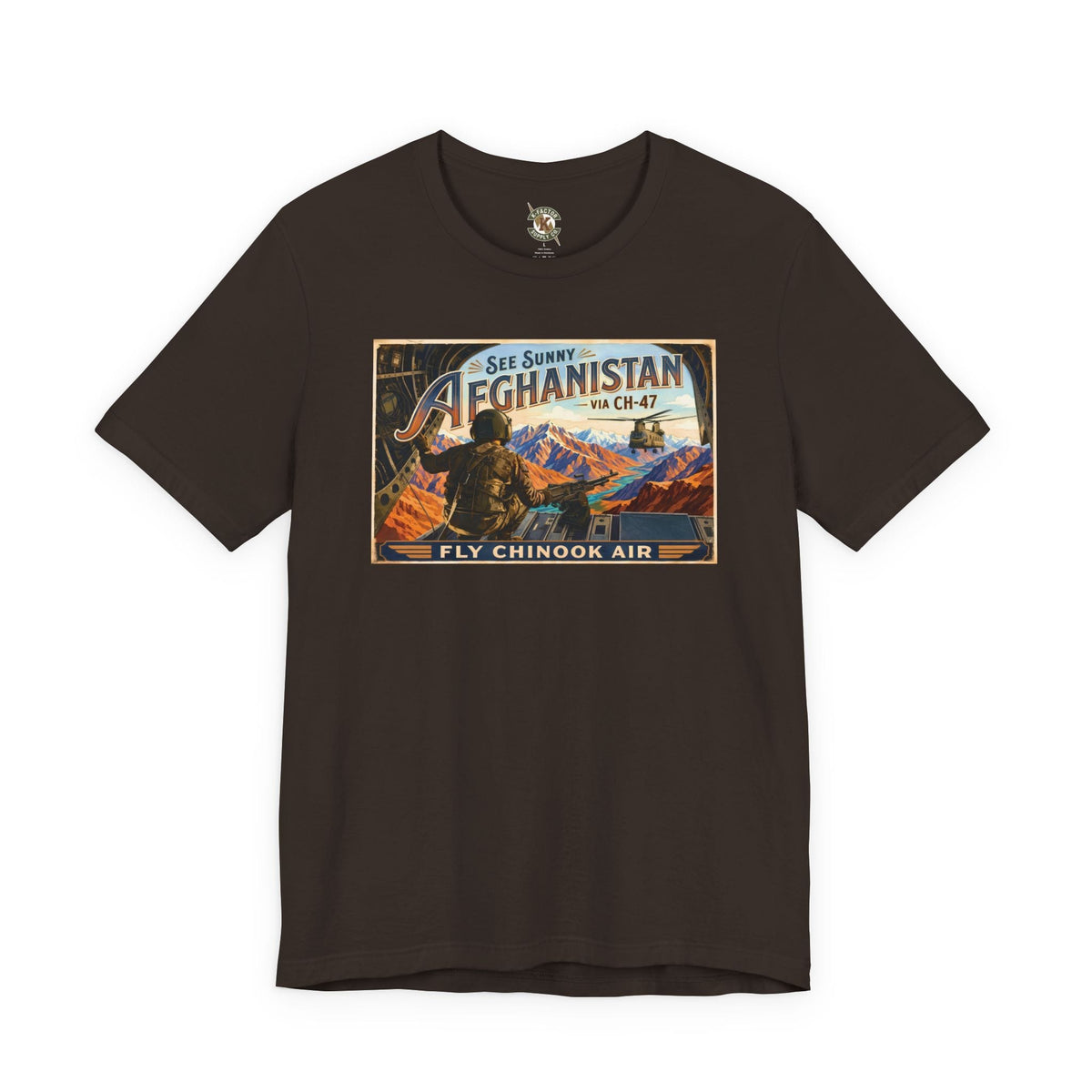 K-Factor Supply Co Chinook Air T-Shirt Brown / S