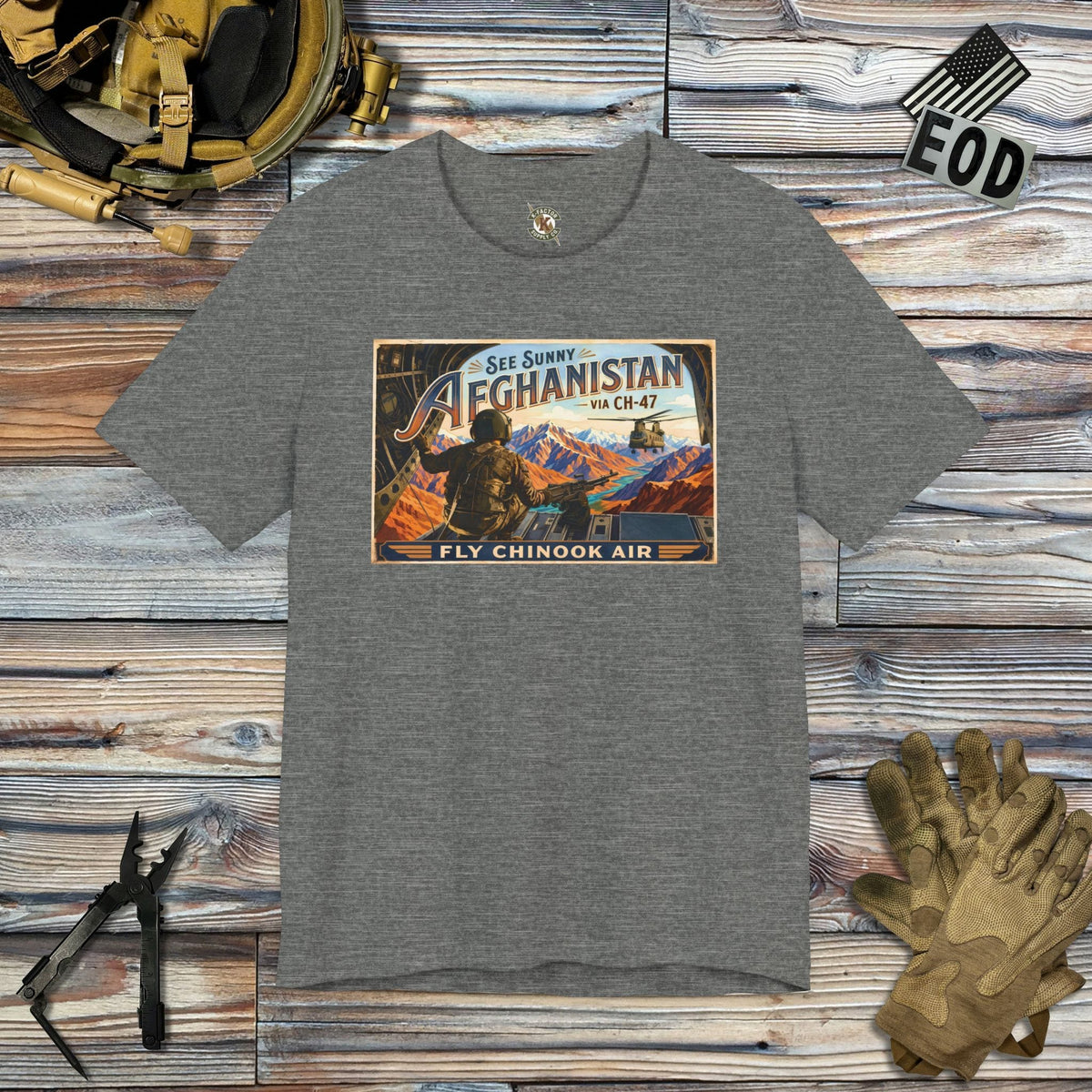 K-Factor Supply Co Chinook Air T-Shirt Deep Heather / M