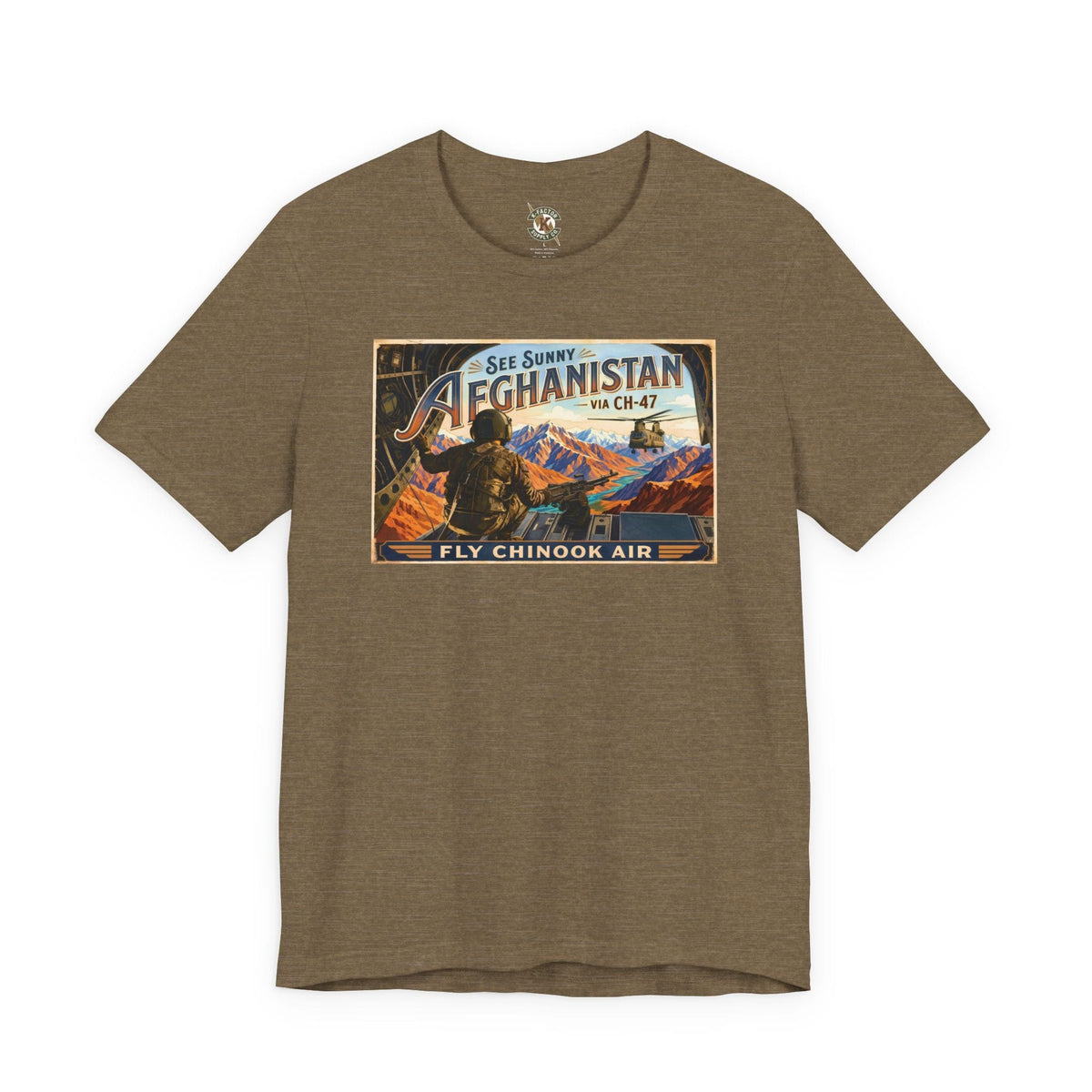 K-Factor Supply Co Chinook Air T-Shirt Heather Olive / S