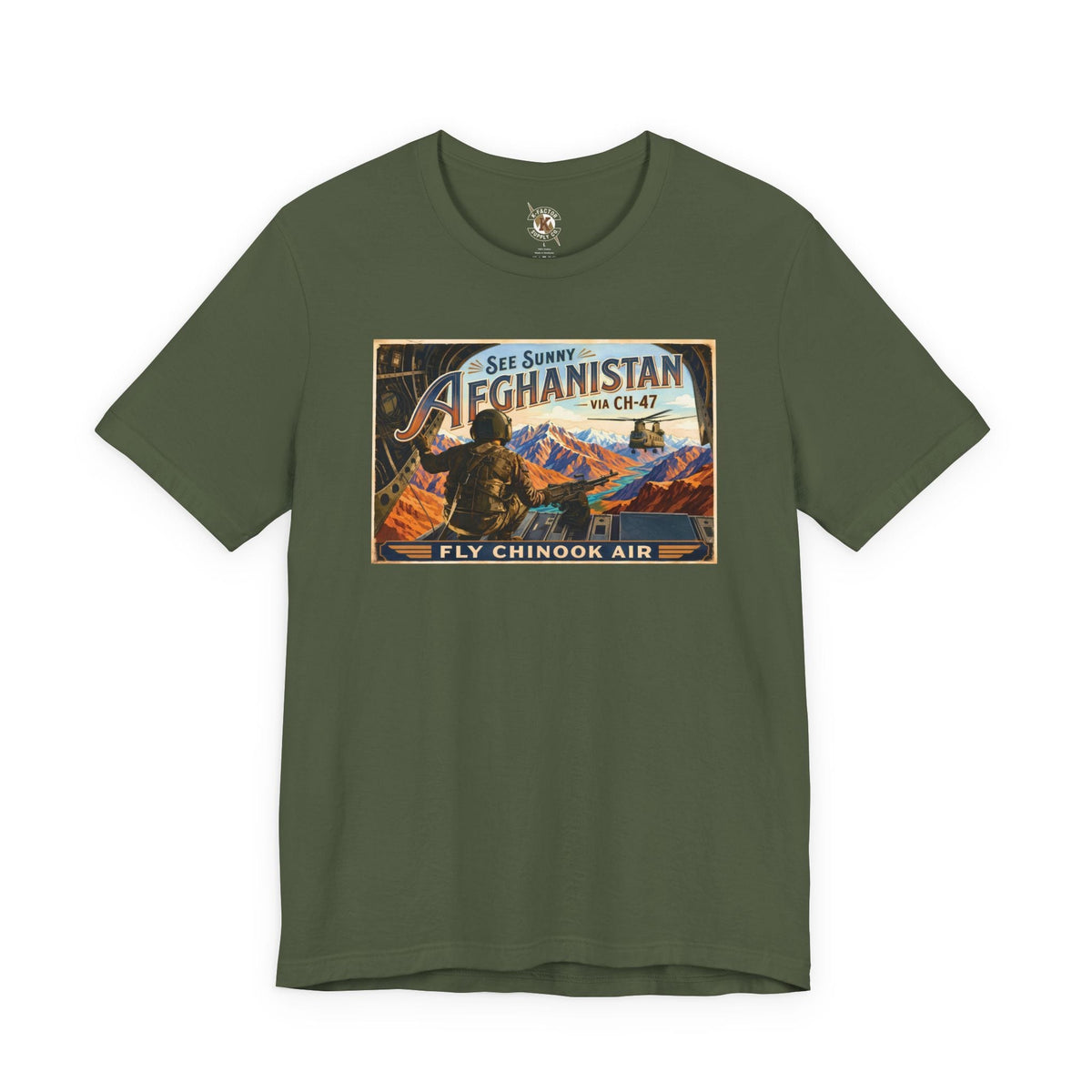 K-Factor Supply Co Chinook Air T-Shirt Military Green / S