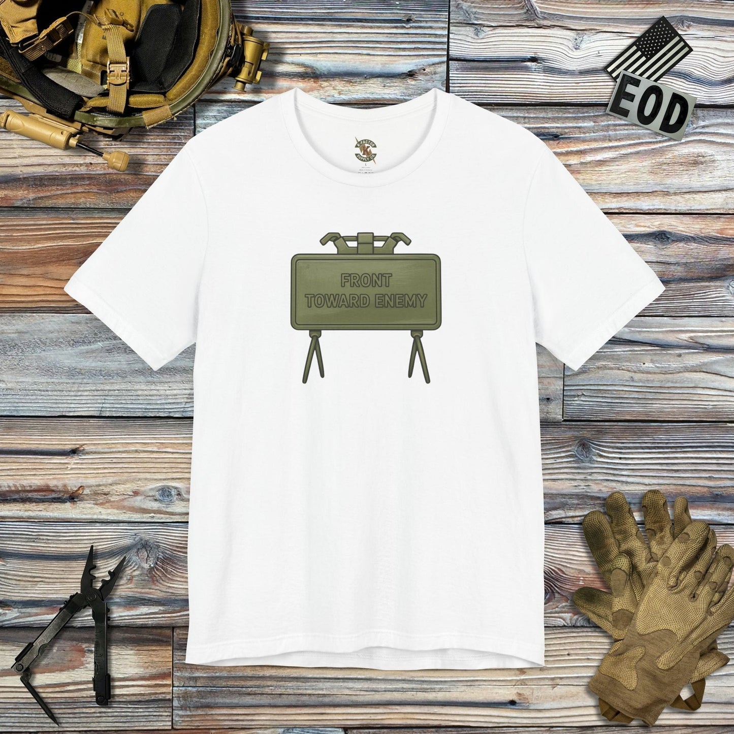 K-Factor Supply Co Claymore T-Shirt White / S