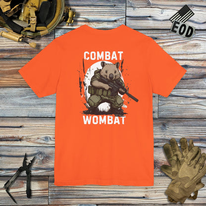 K-Factor Supply Co Combat Wombat (Back Print) T-Shirt