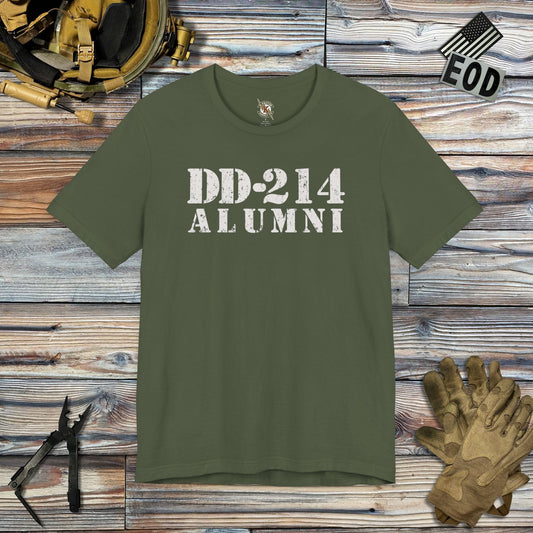 K-Factor Supply Co DD-214 Alumni Mk 2 T-Shirt Military Green / S
