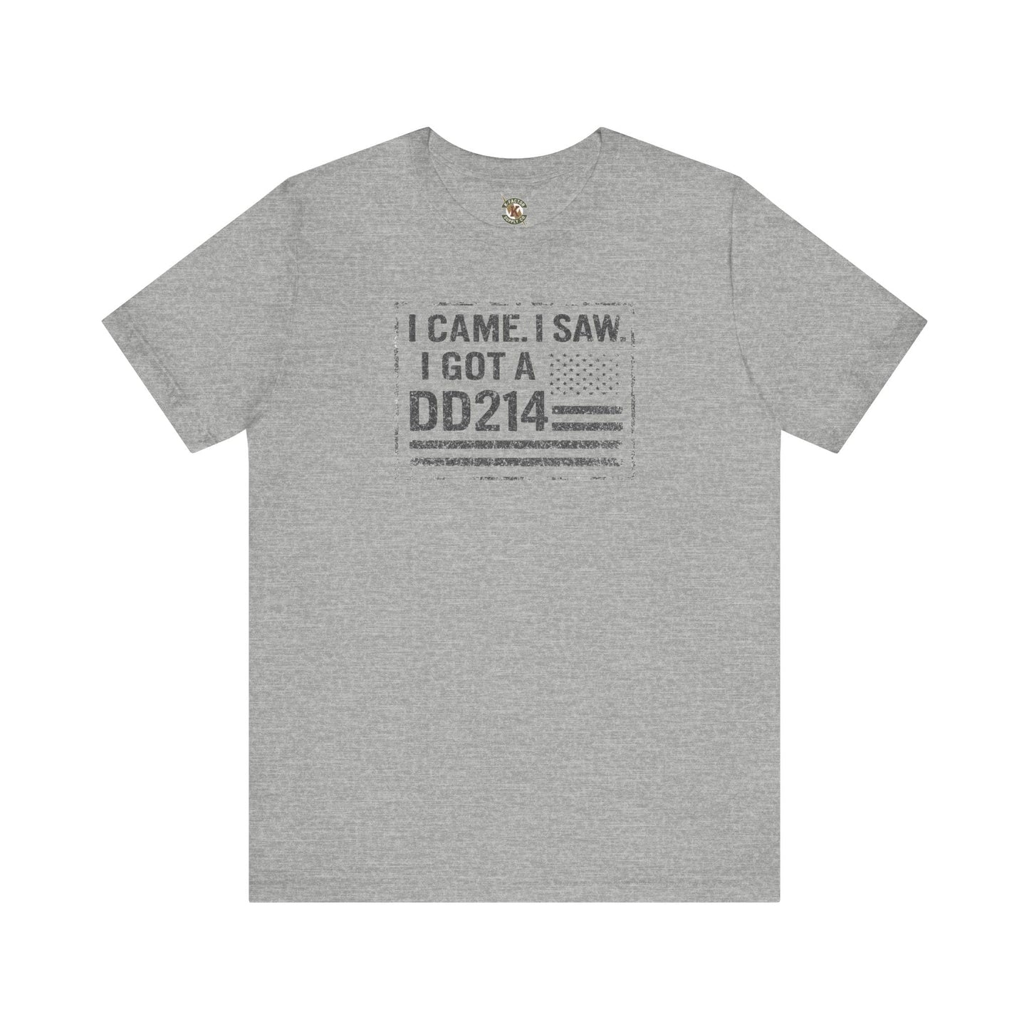 K-Factor Supply Co DD214 T-Shirt Athletic Heather / S