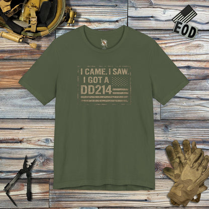 K-Factor Supply Co DD214 T-Shirt Military Green / S