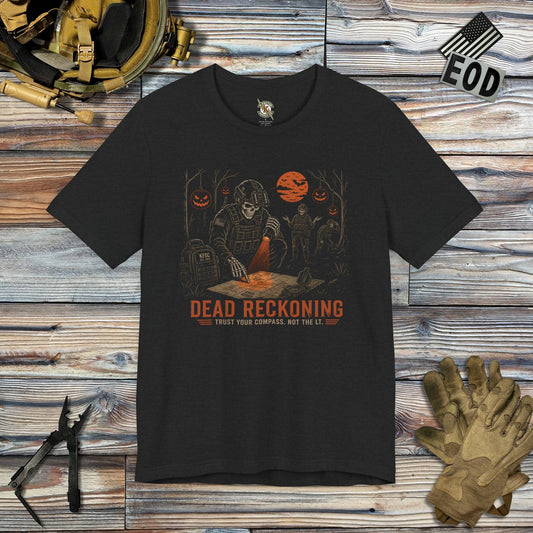 K-Factor Supply Co Dead Reckoning T-Shirt Solid Black Blend / S