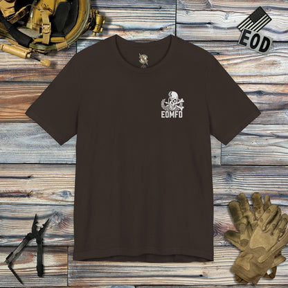K-Factor Supply Co Demolition and Debauchery Mk 2 (Back Print) T-Shirt Brown / S
