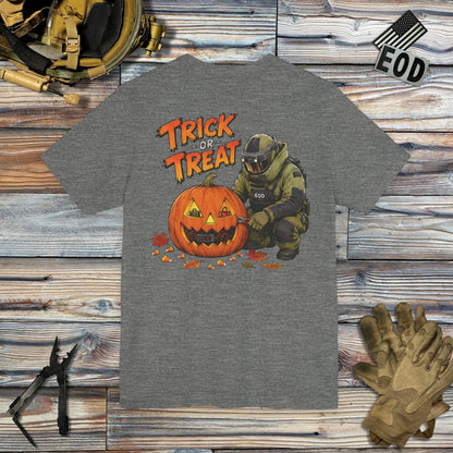 K-Factor Supply Co EOD Trick-or-Treat (Back Print) T-Shirt