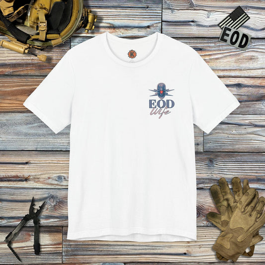 K-Factor Supply Co EOD Wife (Mk 2 Mod 1) T-Shirt White / S