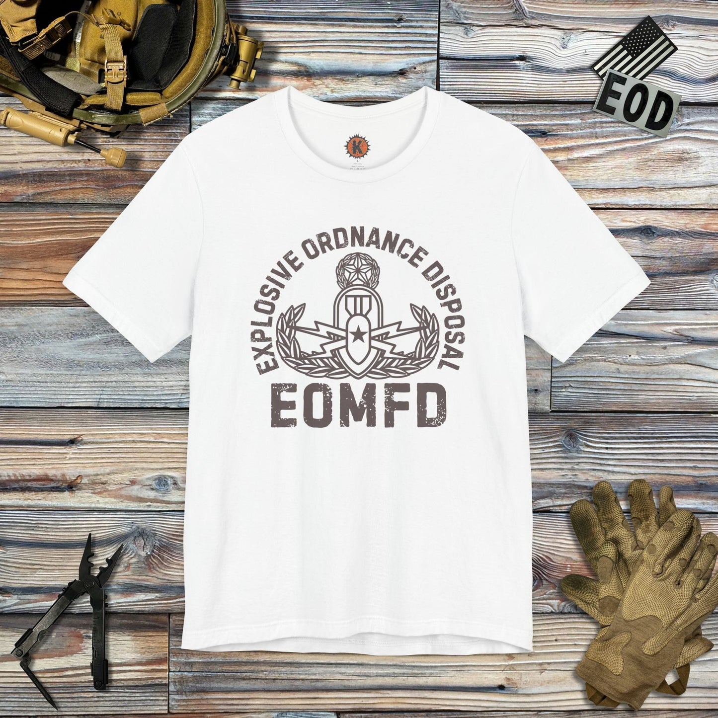 K-Factor Supply Co EOMFD Crab T-Shirt White / S