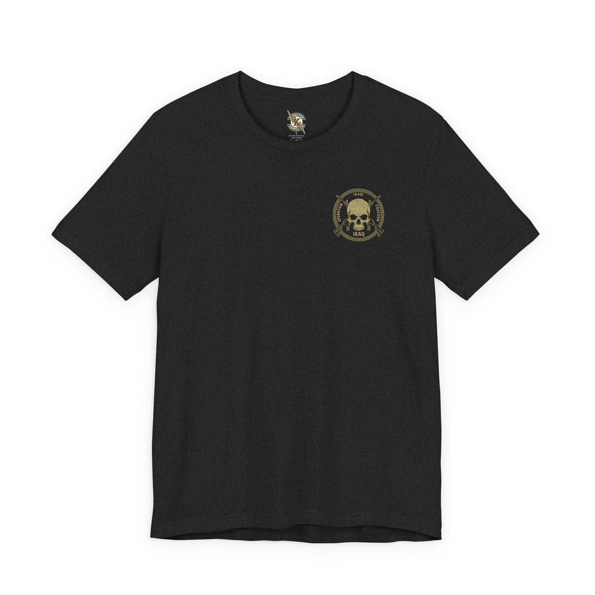 K-Factor Supply Co FOB Freedom - Skull & Carbines (Back Print) T-Shirt