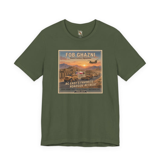 K-Factor Supply Co FOB Ghazni Travel T-Shirt Military Green / S