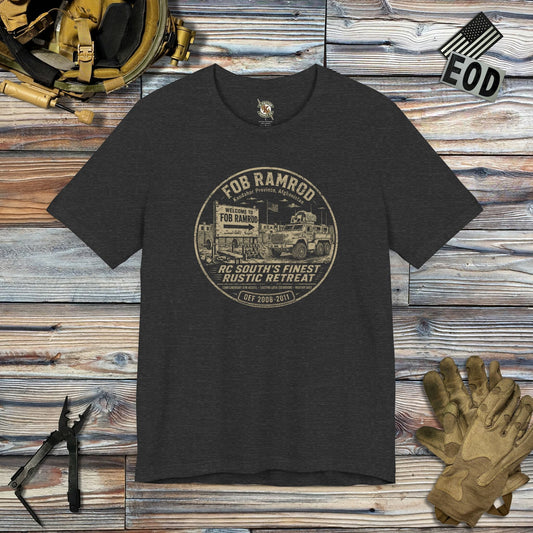 K-Factor Supply Co FOB Ramrod Rustic Retreat T-Shirt Dark Grey Heather / S
