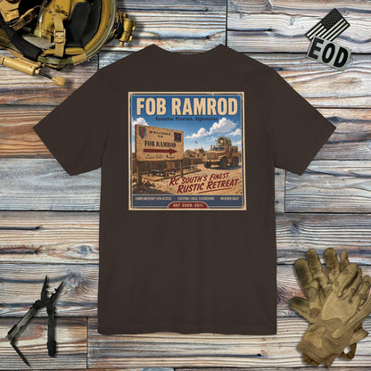 K-Factor Supply Co FOB Ramrod Travel [Back Print] T-Shirt