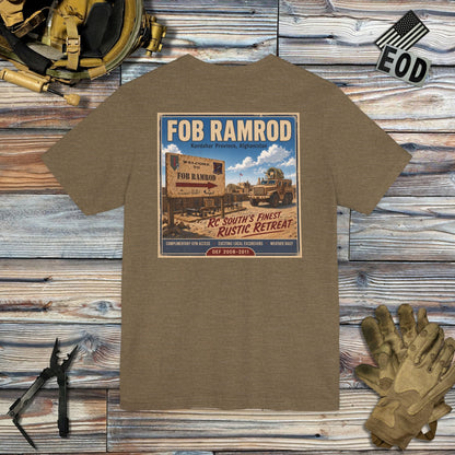 K-Factor Supply Co FOB Ramrod Travel [Back Print] T-Shirt