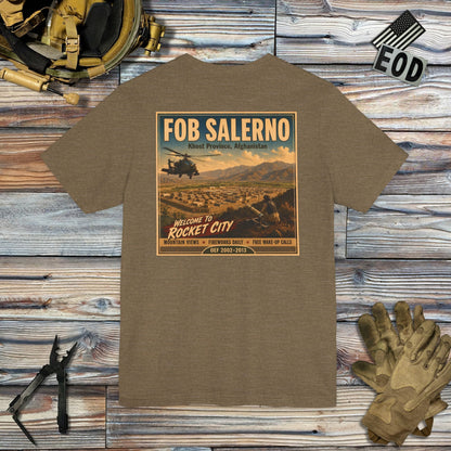 K-Factor Supply Co FOB Salerno Travel (Back Print) T-Shirt