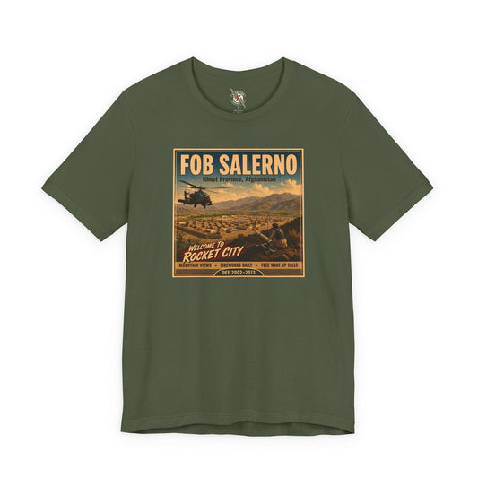 K-Factor Supply Co FOB Salerno Travel T-Shirt Military Green / S