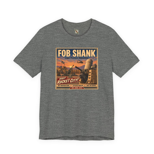 K-Factor Supply Co FOB Shank Travel T-Shirt Deep Heather / S