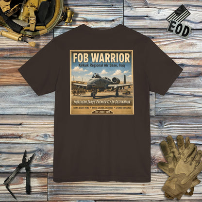 K-Factor Supply Co FOB Warrior (Kirkuk) [Back Print] T-Shirt