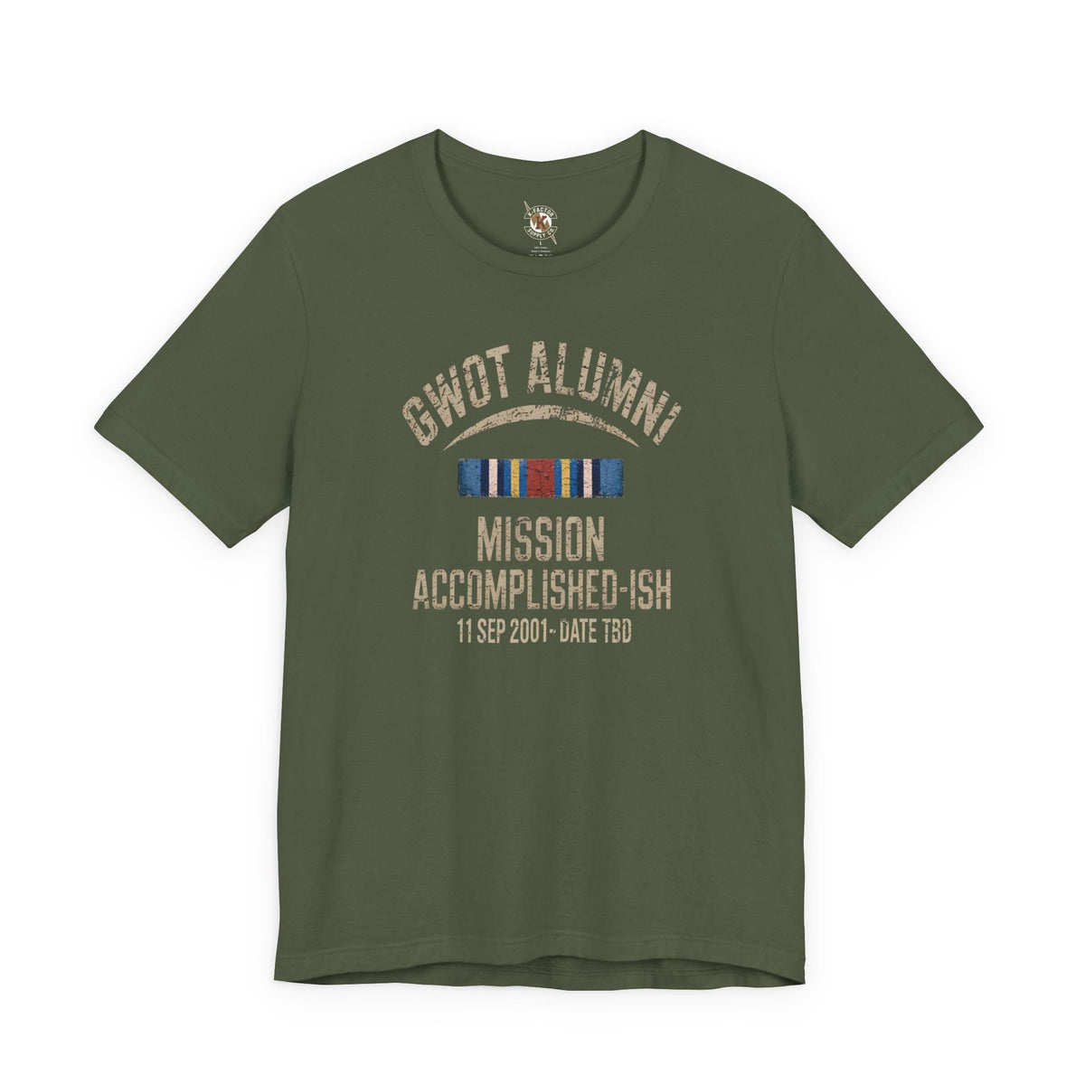 K-Factor Supply Co GWOT Alumni MK 2 (GWOT-E) T-Shirt Military Green / S