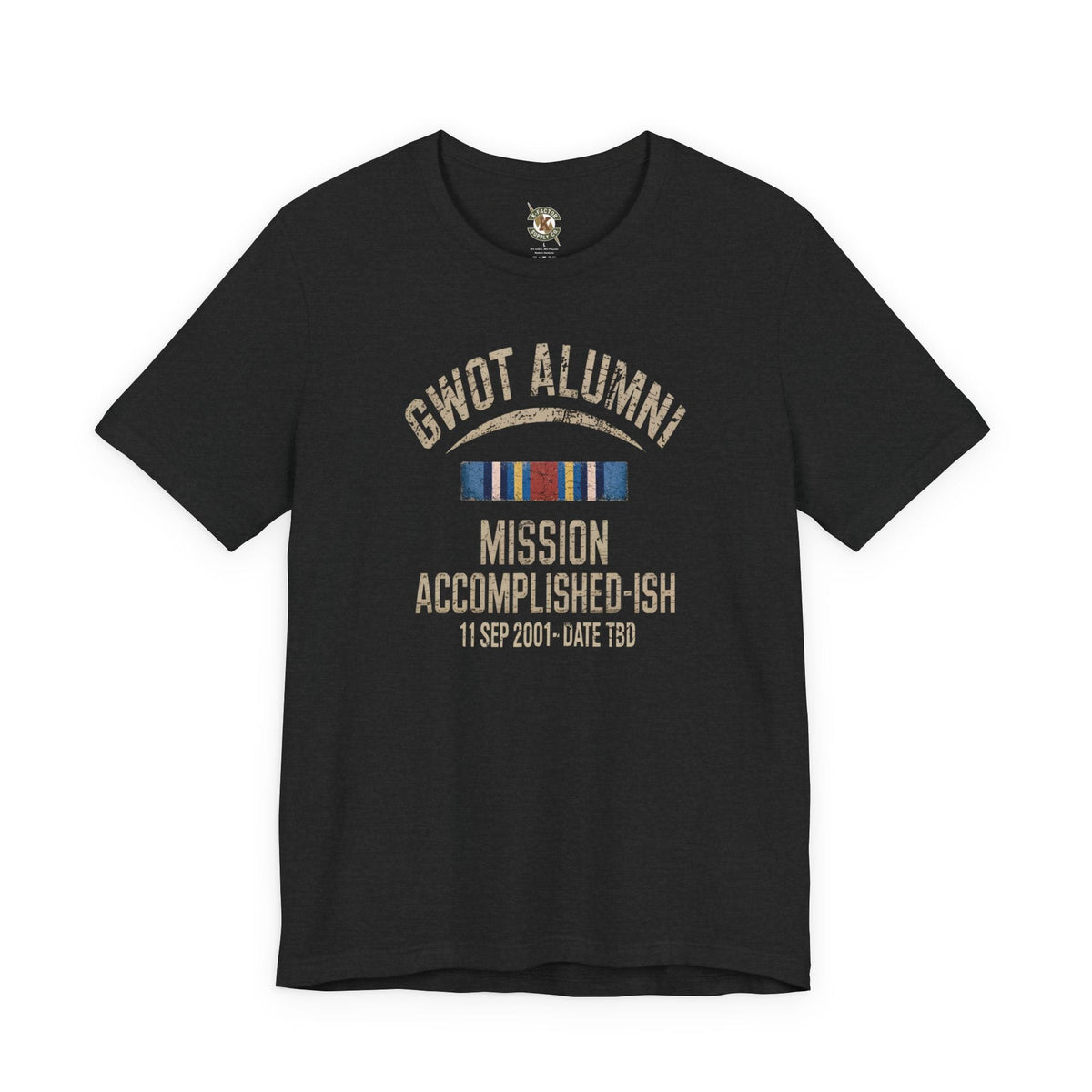 K-Factor Supply Co GWOT Alumni MK 2 (GWOT-E) T-Shirt Solid Black Blend / S