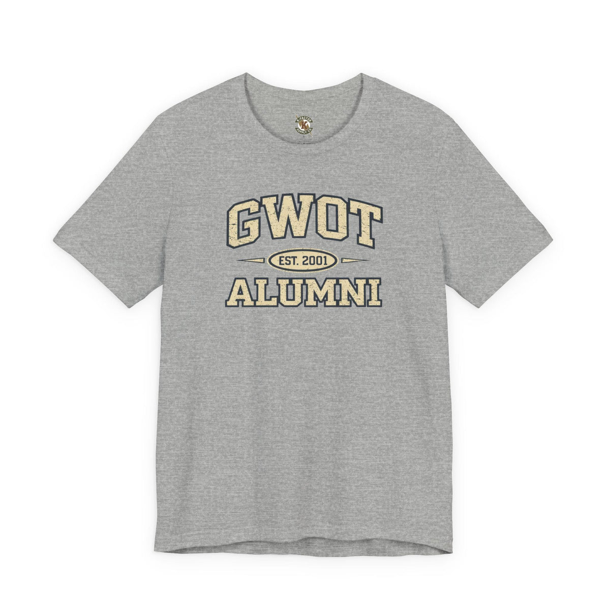 K-Factor Supply Co GWOT Alumni Mk 4 Mod 0 T-Shirt Athletic Heather / S