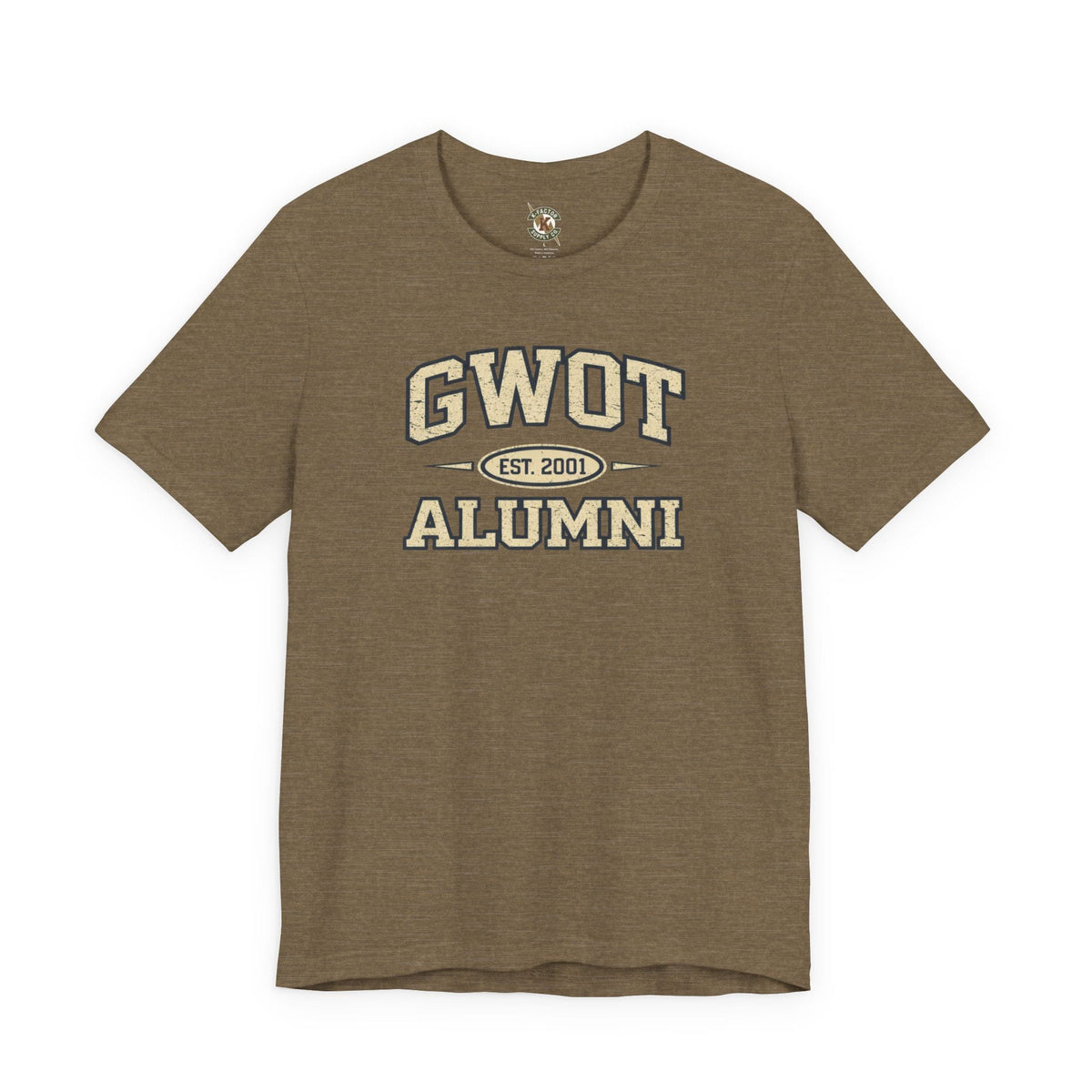 K-Factor Supply Co GWOT Alumni Mk 4 Mod 0 T-Shirt Heather Olive / S