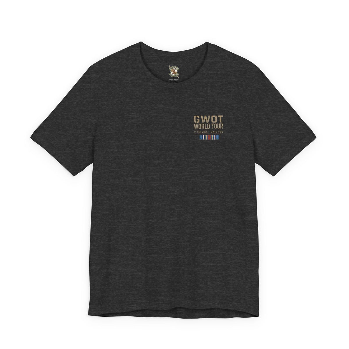 K-Factor Supply Co GWOT World Tour (Back Print) T-Shirt