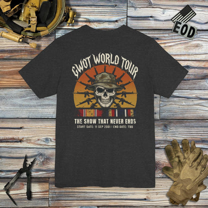 K-Factor Supply Co GWOT World Tour Mk 2 (Back Print) T-Shirt