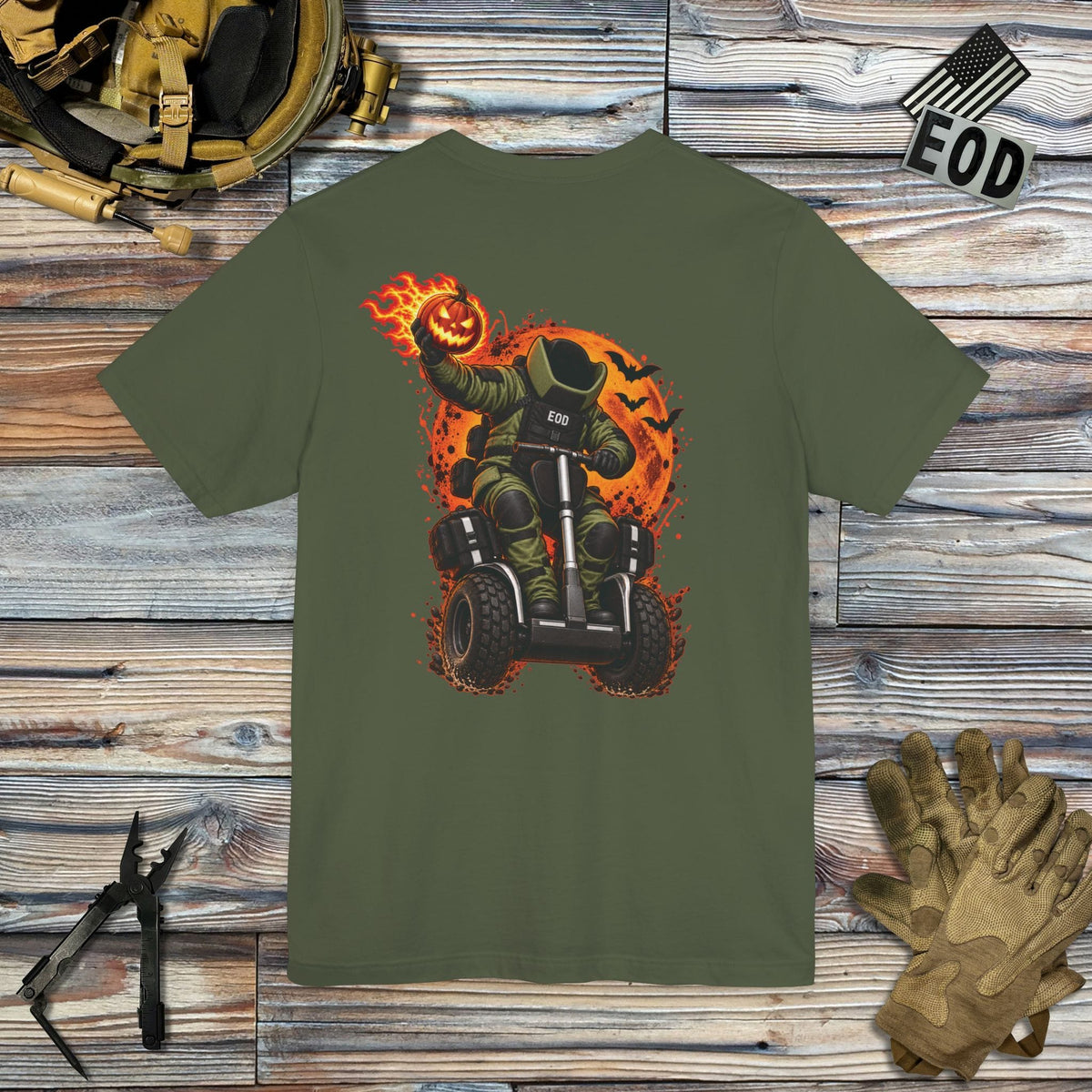 K-Factor Supply Co Headless Tech-man (Back Print) T-Shirt