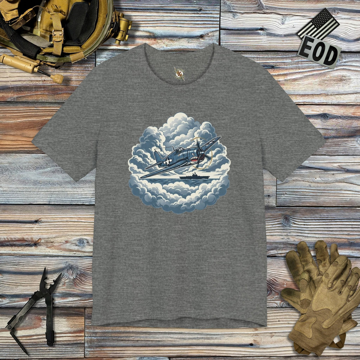K-Factor Supply Co Hellcat Dawn T-Shirt Deep Heather / S