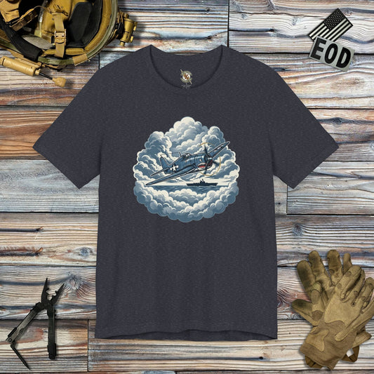 K-Factor Supply Co Hellcat Dawn T-Shirt Heather Navy / S
